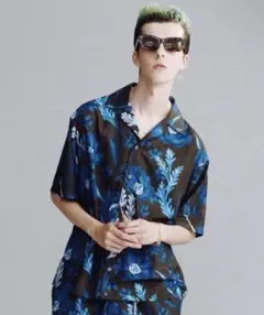 Jieda 21SS FLOWER OPEN COLLAR SHIRT シャツ