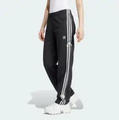 アディダスオリジナルス 刺繍フラワーパンツ adidas アディダス Lサイズ