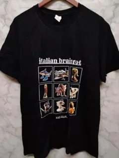 イタリアンブレインロット Tシャツ XL 綿 YouTube キャラクター