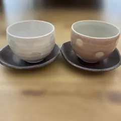 【新品未使用】美濃焼き 流星丸型いっぷく碗皿