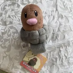 肩のせぬいぐるみ ディグダ　ポケモンセンター　新品
