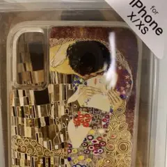 iPhone X/XS クリムト　グリッタースマホーケース