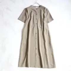 【極美品 大きいサイズ】23区 ドライストレッチツイルワンピース 5L