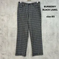 BURBERRY BLACK LABEL ノバチェック ウール パンツ 85