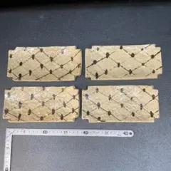 すみ切り編み目　皿
