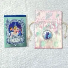 東京ディズニーリゾート シンデレラブレーション メモ帳 巾着 セット