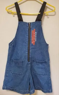 ALGY デニムショートオーバーオール