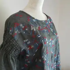 marble SUD 刺繍ブラウス