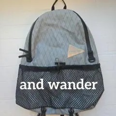 and wander X-Pac 20L アンドワンダーデイパック　グレー