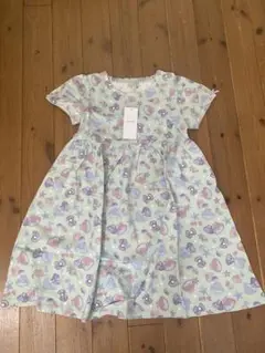 新品any FAM 半袖ワンピース 130 水色