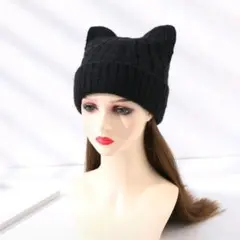 猫耳ニット帽