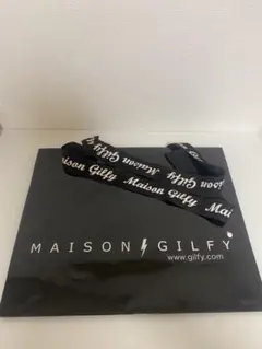 【美品】MAISON GILFY ショップ袋 紙袋　ブラック