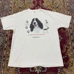 90s シングルステッチ USA製 イングリッシュスプリンガースパニエル 犬 T