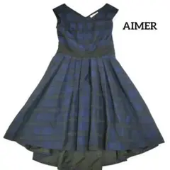 AIMER エメ ワンピース パーティー ドレス 結婚式 二次会 美品 発表会