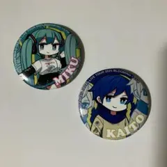 初音ミク ジャパンツアー　Blooming　缶バッジ　KAITO ミク