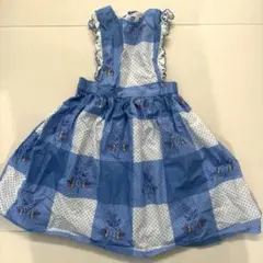 Bebe Organic 4y 25SS エプロンワンピース