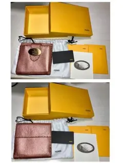 FENDI フェンディ セレリア 本革レザー 二つ折り財布 ギャランティ有り