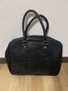 メンズ　ブラック　皮バッグ