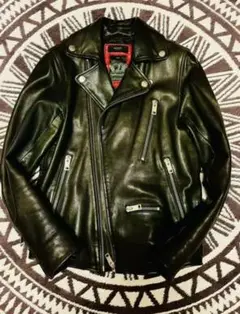 DIESEL TIMELESS ダブルライダース ラム革レザージャケット