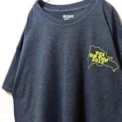 ギルダン TCS DR トリップ Tシャツ グレー 灰色 L 古着