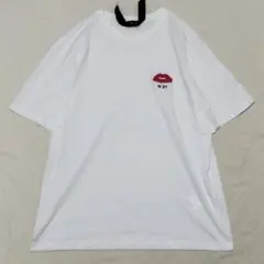 ヌメロヴェントゥーノ　リップ刺繍　半袖Tシャツ　ドラマ着用　S　白