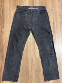 【80s】levi's 501 USA製 先染めブラックデニム W36
