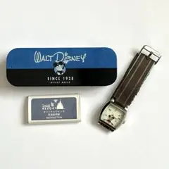 ジャンク品 ミッキーマウス 腕時計 レトロデザイン ディズニーランド購入品