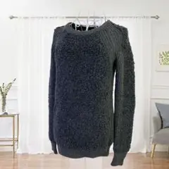 DIESEL ディーゼル ウール混 ニット セーター グレー