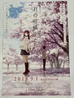 君の膵臓をたべたい 高杉真宙 直筆 サイン入り ポスター 非売品