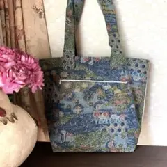 紬着物リメイク　ショルダーバッグ