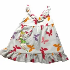 ティンカーベル　可愛い　ドレス　タオル　プール　海水浴　フリフリ　ラップタオル