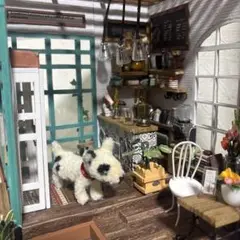 モールアート　犬　ブルテリア　ミニチュア　ハンドメイド