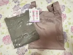 しまむら[MUMU＆Co]ワンピース+エコバッグピンクセットXL