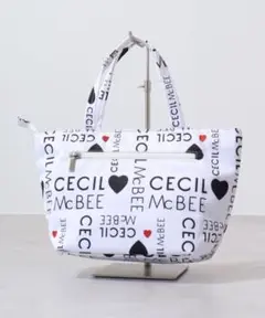 9 CECIL McBEE ロゴパターントートバッグ