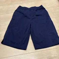 UNIQLO 150 キッズ　ネイビー　ハーフパンツ　半ズボン