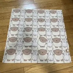 新品未使用　ミッフィー柄 綿100% 日本製ハンカチ　約52×52