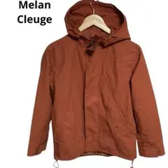 Melan Cleuge オレンジ フード付き マウンテンパーカー