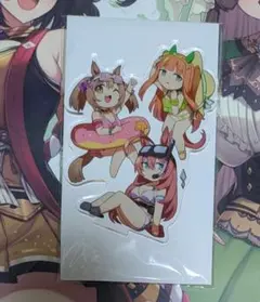 ウマ娘　アクリルスタンド　ミホノブルボン　サイレントスズカ　スマートファルコン