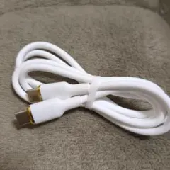 USB Type-C 充電ケーブル ホワイト