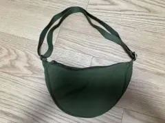 【新品】UNIQLO ラウンドミニショルダーバッグ　グリーン