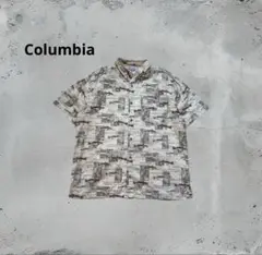 希少　90s Columbia RIVERLODGE 半袖シャツ　アニマル　L
