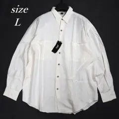 90s phiz フィズ シルク シャツ デットストック タグ付き ホワイト L