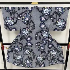 浴衣 子供浴衣 夏着物 本染浴衣 両面染 注染 夏物 着物 木綿 T-8593