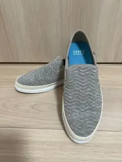 TAKEO KIKUCHI 新品未使用ニットアッパースリッポンシューズ ベージュ