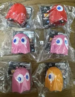 パックマン プルバックカー ゴースト フィギュア 6点まとめ売り