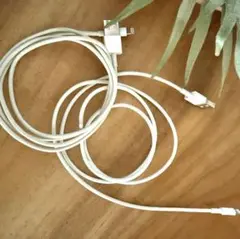 ライトニングケーブル《Apple純正》 約1m USB-A接続 2本まとめ売り