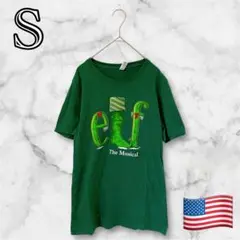 ELF ミュージカル Tシャツ S グリーン プリント 海外古着 USA
