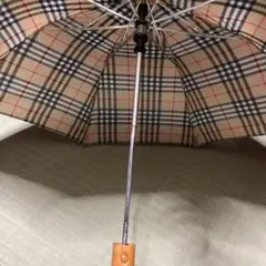 折り畳み傘　雨傘　メガチェック