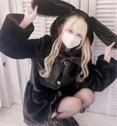 MARS マーズ プリメロ うさみみコート 黒 ブラック タグ付き未使用未開封