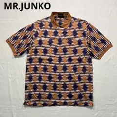 MR.JUNKO ミスタージュンコ ポロシャツ ジャガード織